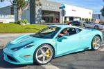 Ferrari 458 Speciale in Tiffany Blue Color 2014 года